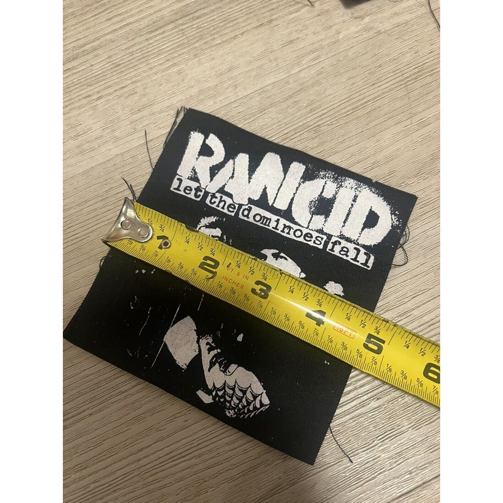Rancid Let the Dominoes Fall 2009‎ Official Tour Promo Patches Patch 3 Pack - Picture 8 of 8